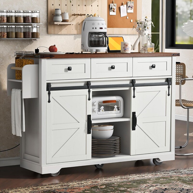 Cross-Border Hot-Selling Spice Storage Barn Doors Sliding Kitchen Wooden Dining Room Farmhouse and Kitchen Doors