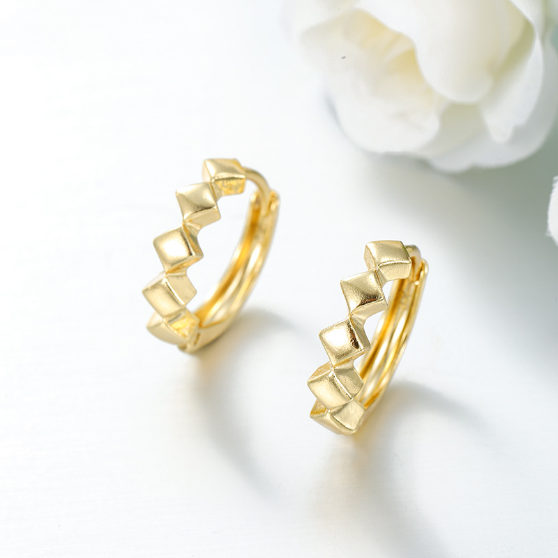 Xuping nueva moda simple y fría viento geometría diamante temperamento auriculares transfronterizos de estilo europeo y americano personalidad auriculares al por mayor