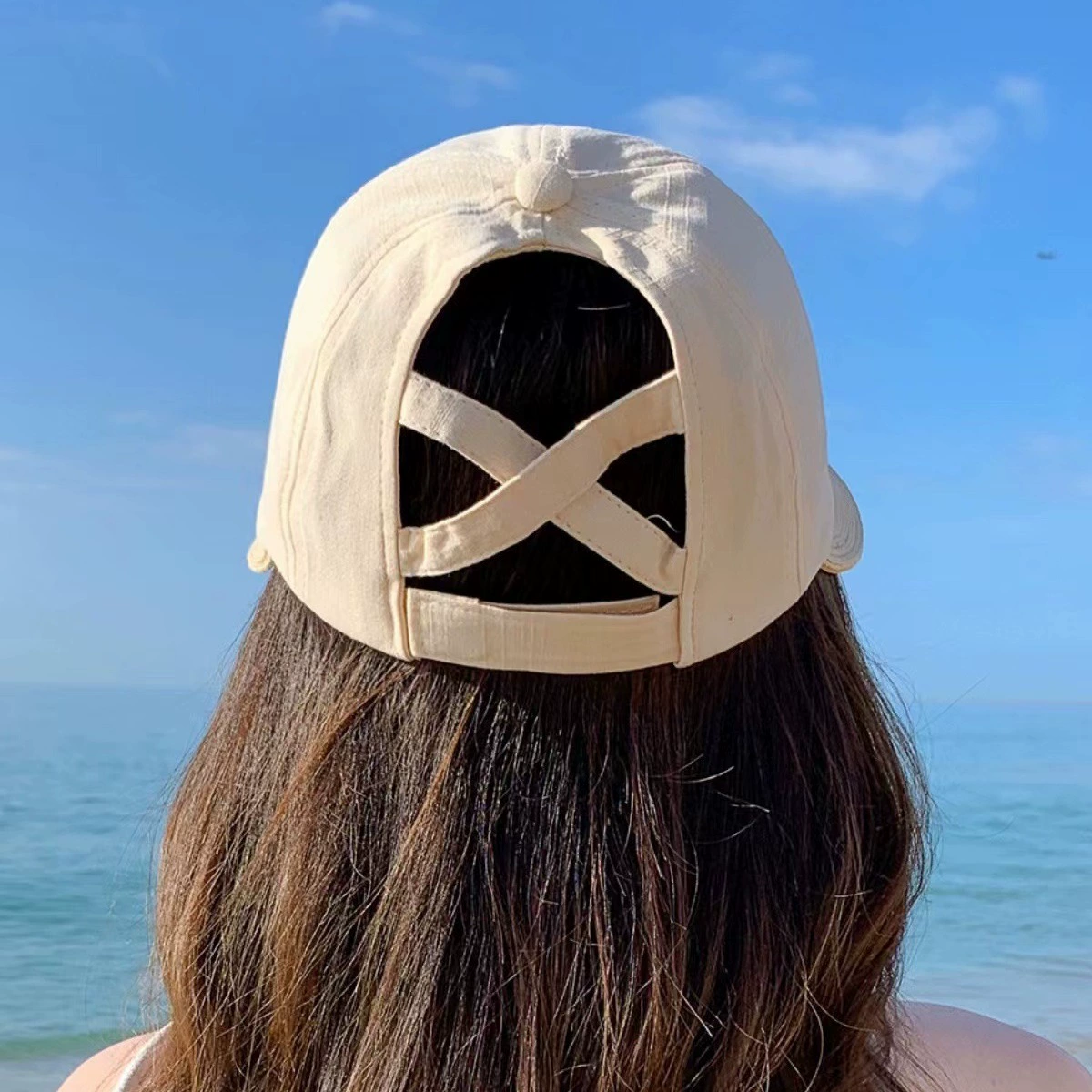 Breathable summer cap, sun hat solar-powered, Korean style