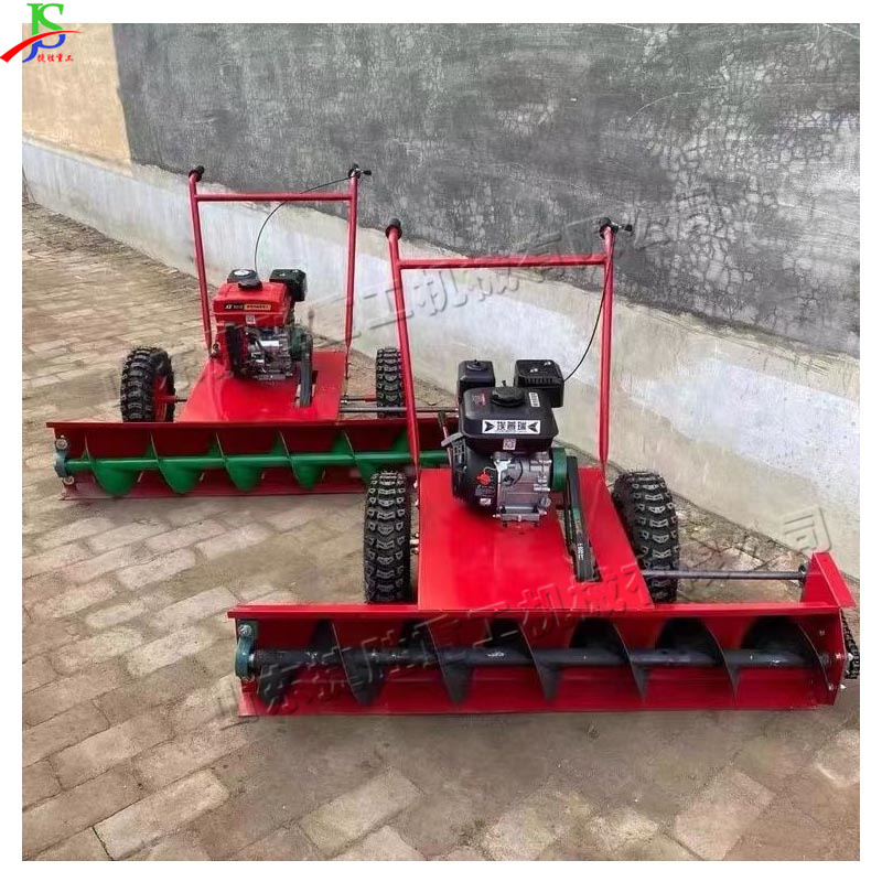 Pequeño empujador de nieve autopropulsado pavimento municipal tipo dragón barredora de nieve de alta potencia propiedad residencial máquina de lanzamiento de nieve