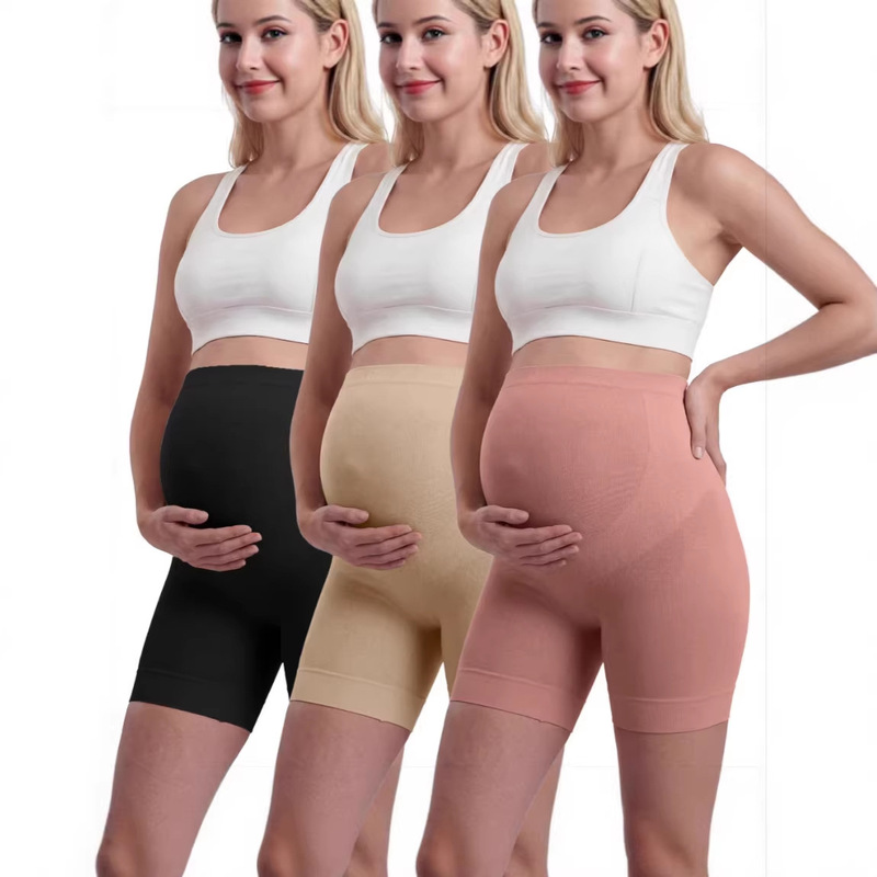 Custom-Made Seamless European and American Style Maternity Leggings with Belly Support, Suitable for Daily Wear during Pregnancy Custom-Made Seamless European and American Style Maternity Leggings with Belly Support, Suitable for Daily Wear during Pregnancy