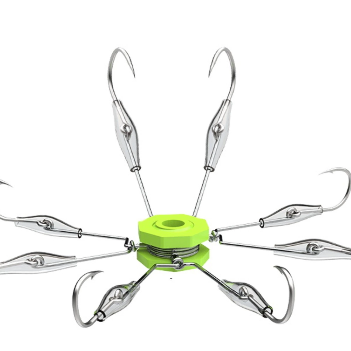 Новый стальной тонкий поворотный крючок с защитой от переворачивания, морской крючок для рыбалки, крючок с защитой от зацепления дна.