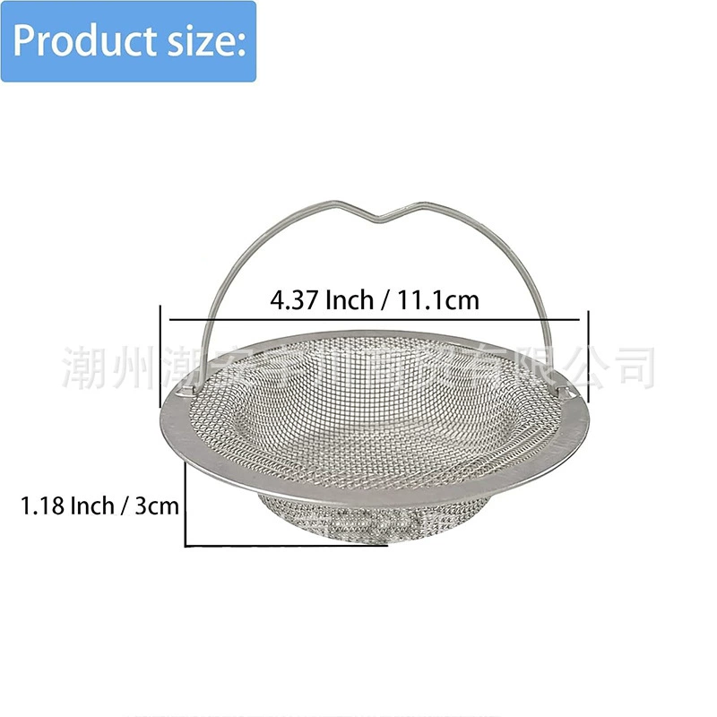 Кухонный фильтр из нержавеющей стали, фильтр для канализации, сливной фильтр для раковины