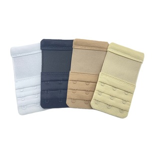 Bra accessories 5.7cm elastic band extension buckle three rows three buckle nylon extension buckle underwear hook buckle distance 1.9cm
