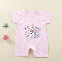 Customized processing infant crawling suits children's jumpsuits cartoon designs for export 0-2 years old onesies wholesale baby rompers