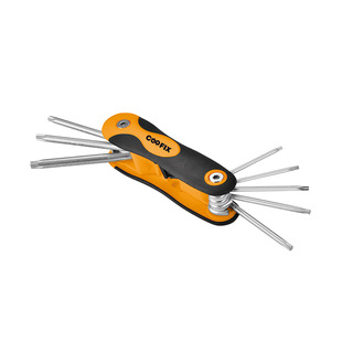 Coofix Coufi Portable Folding Allen Wrench Multifunctional Ball Head Six-edge Torx Screwdriver Combination suit