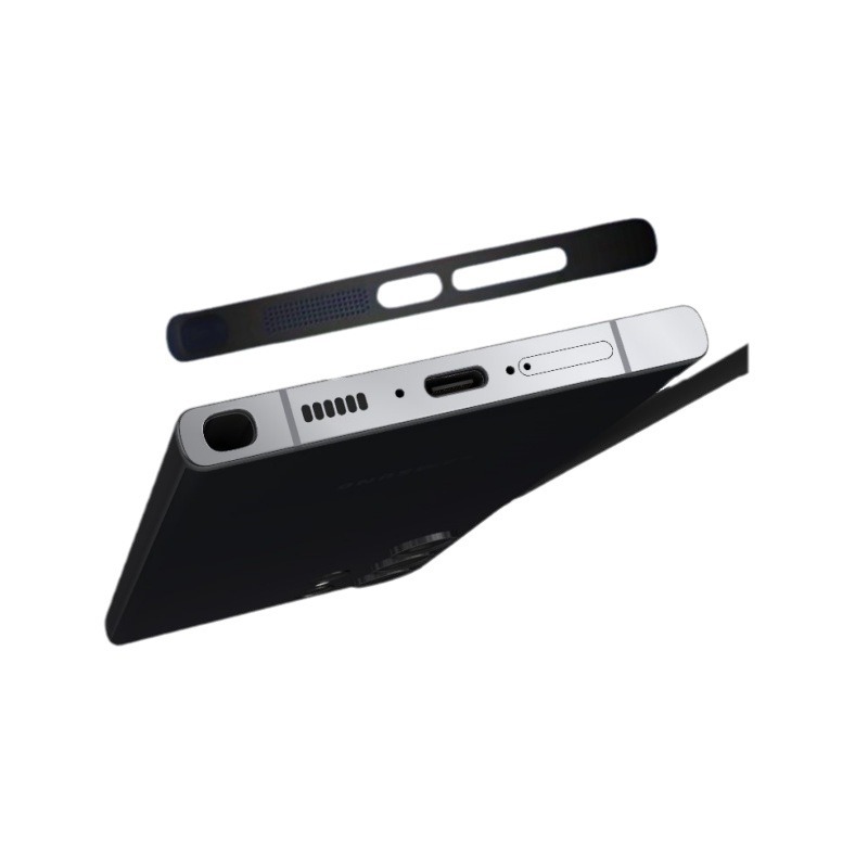 Aplicable a Samsung s24ultra cargador polvo red s23ultra altavoz metal integrado polvo protección neta