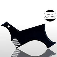 17款黑胡须造型梳胡子造型梳胡子造型工具板胡子造型尺胡子梳模板