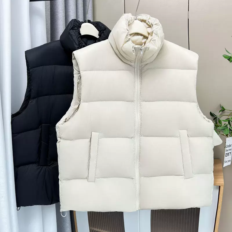 Winter base vest with down, jacket, feather stuffing