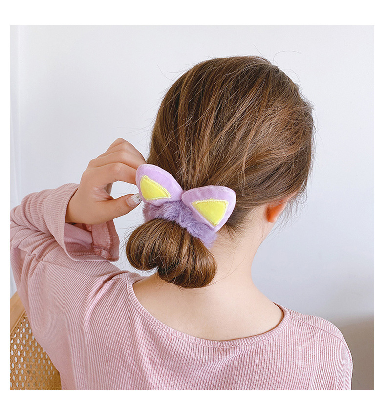 Fashion Cartoon Plush Handmade Hair Tie 1 Piece display picture 4