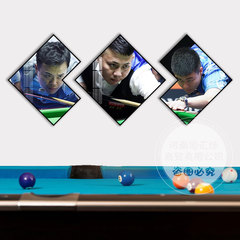 Wholesale billiard hall decoration, painting the billiard room wall decoration, Ding Junhui star poster, eight billiard room hanging