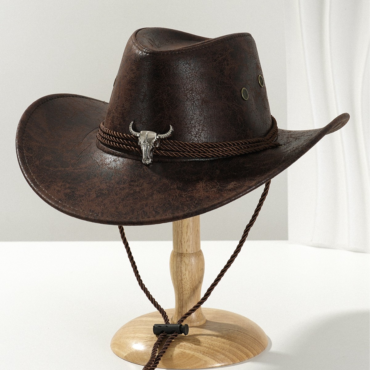 Amazon Cross-Border European and American Western Cowboy Jazz Hat Large Brim Cowboy Hat Outdoor Sun Hat Men's Horse Riding Hat