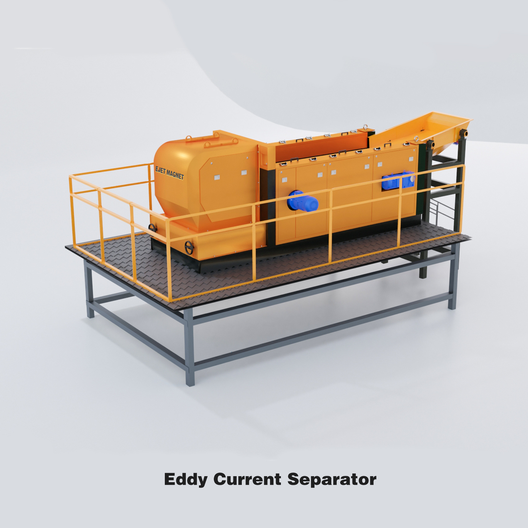 废钢垃圾尾料分选设备 涡电流分选机 炉渣金属分离机