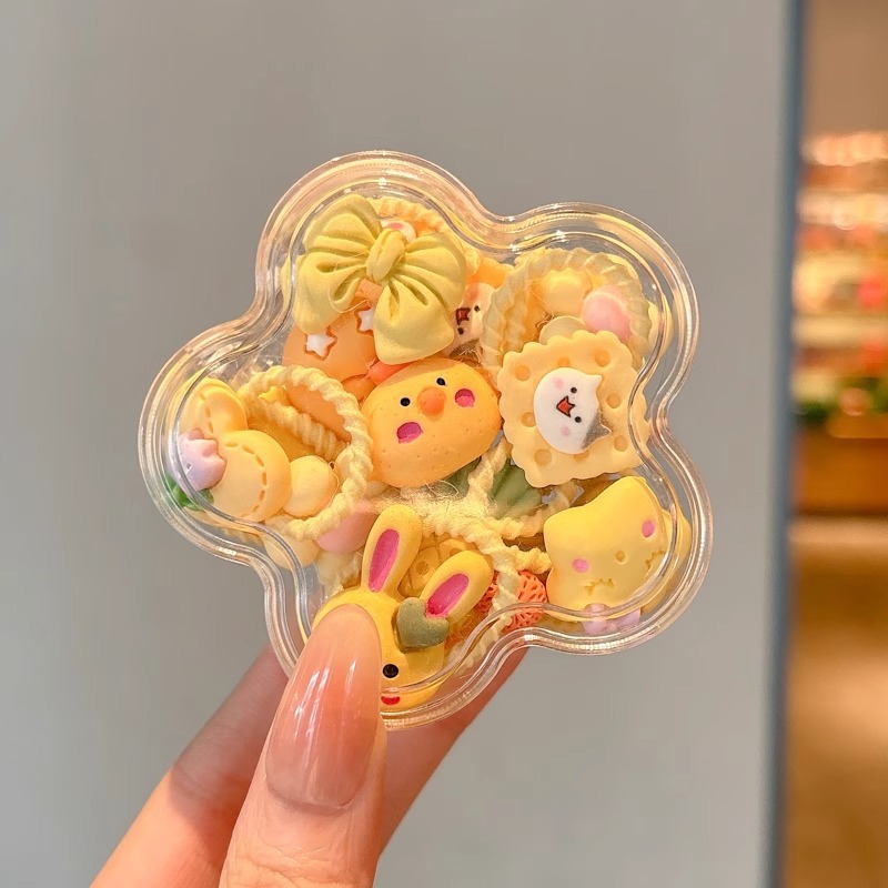 Cuerda para el cabello pequeña de color, cuerda para la cabeza, linda cuerda para el cabello de cola de caballo para niños, niña bebé, alta elasticidad, sin dañar el cabello, tocado de banda de goma