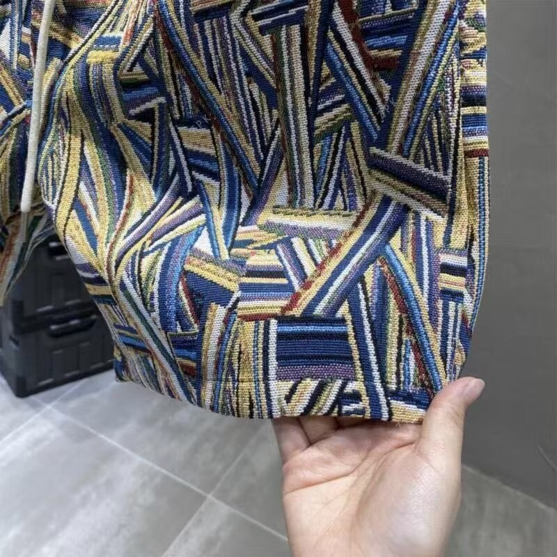 Comercio exterior transfronterizo al por mayor 2025 marca de moda serie verano nuevo estilo estilo étnico pantalones de playa pantalones japoneses de cinco puntos