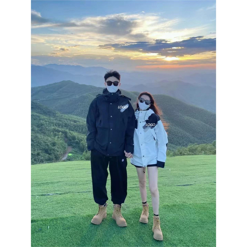 High Version Export Tnf Outdoor Three-Proof Jacket for Men and Women, Work Jacket, Couple Autumn and Winter Jacket, Mountaineering Jacket