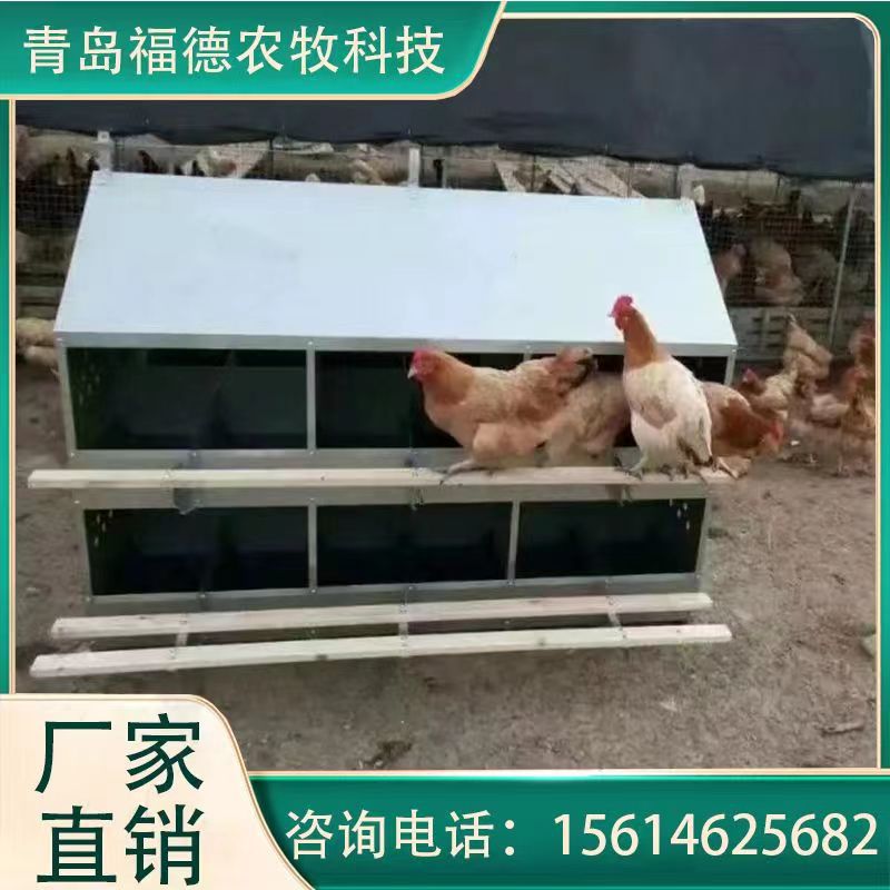 蛋鸡用产蛋箱24穴鸡用孵化箱 多穴鸡下蛋窝 鸡用产蛋箱销售厂家