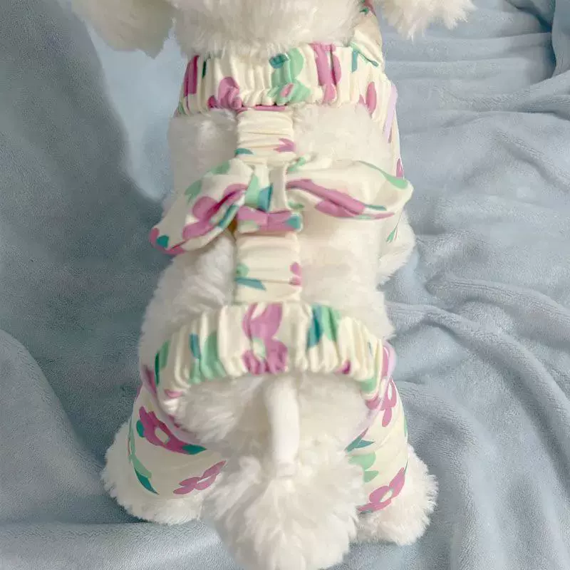 Пылезащитные штаны для домашних собак, прогулочные штаны, весенне-летние легкие четырехногие штаны с защитой от грязи и насекомых, чехлы для ног, леггинсы, одежда для собак маленького размера.