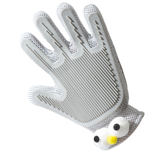 Pet supplies cat bath, anti-scratch and bite massage, remove floating hair, dog grooming, cleaning and beauty, double-sided cat grooming gloves