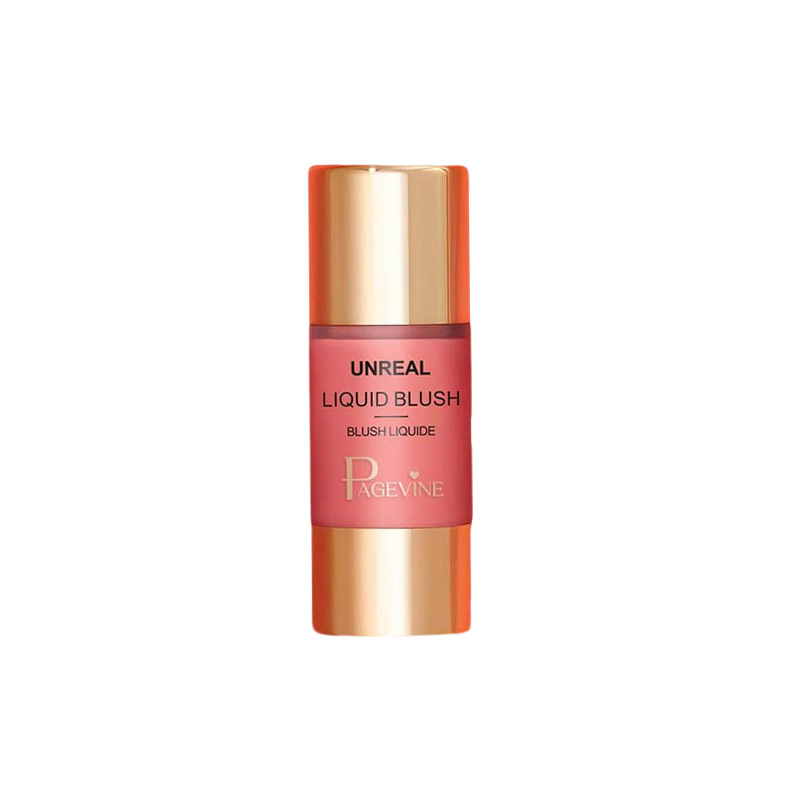 Transfronterizo PAGE VINE cosméticos blush líquido sombra de ojos para mejorar el brillo de la cara femenina color carminado comercio exterior