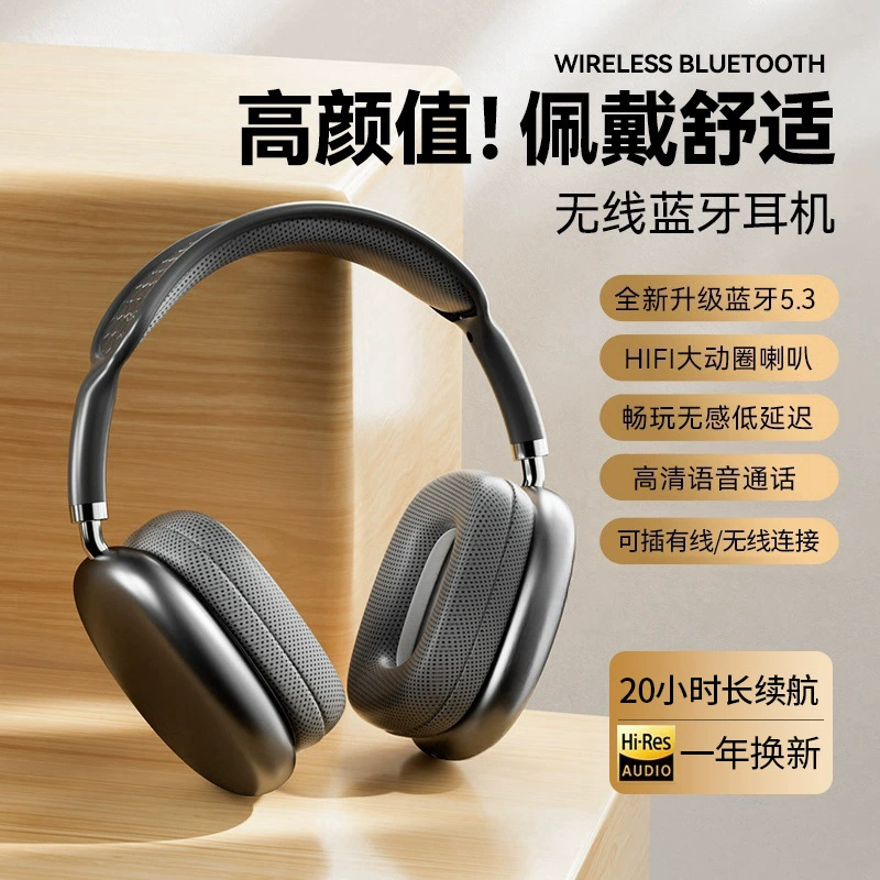 Bluetooth-гарнитура накладная, для занятий по английскому, прослушивания музыки, серфинга в интернете, чёткая прямая трансляция, шумоподавление, качественная, для студентов