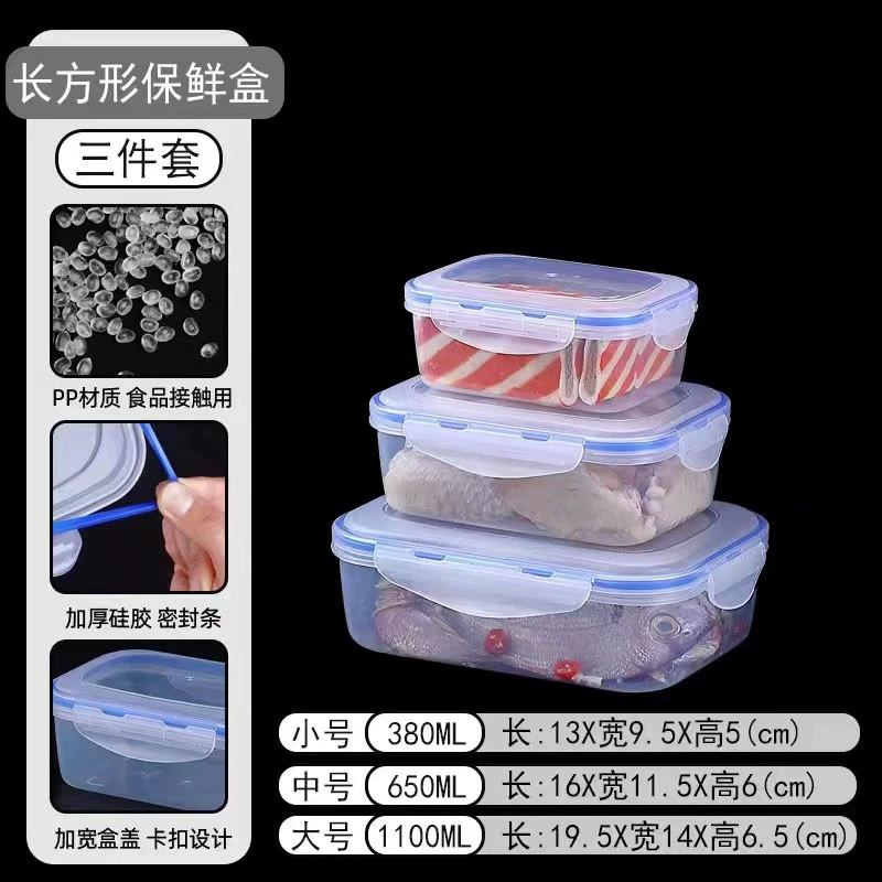 Microwaveable food storage box set, airtight refrigerator-safe containers with lids, stackable