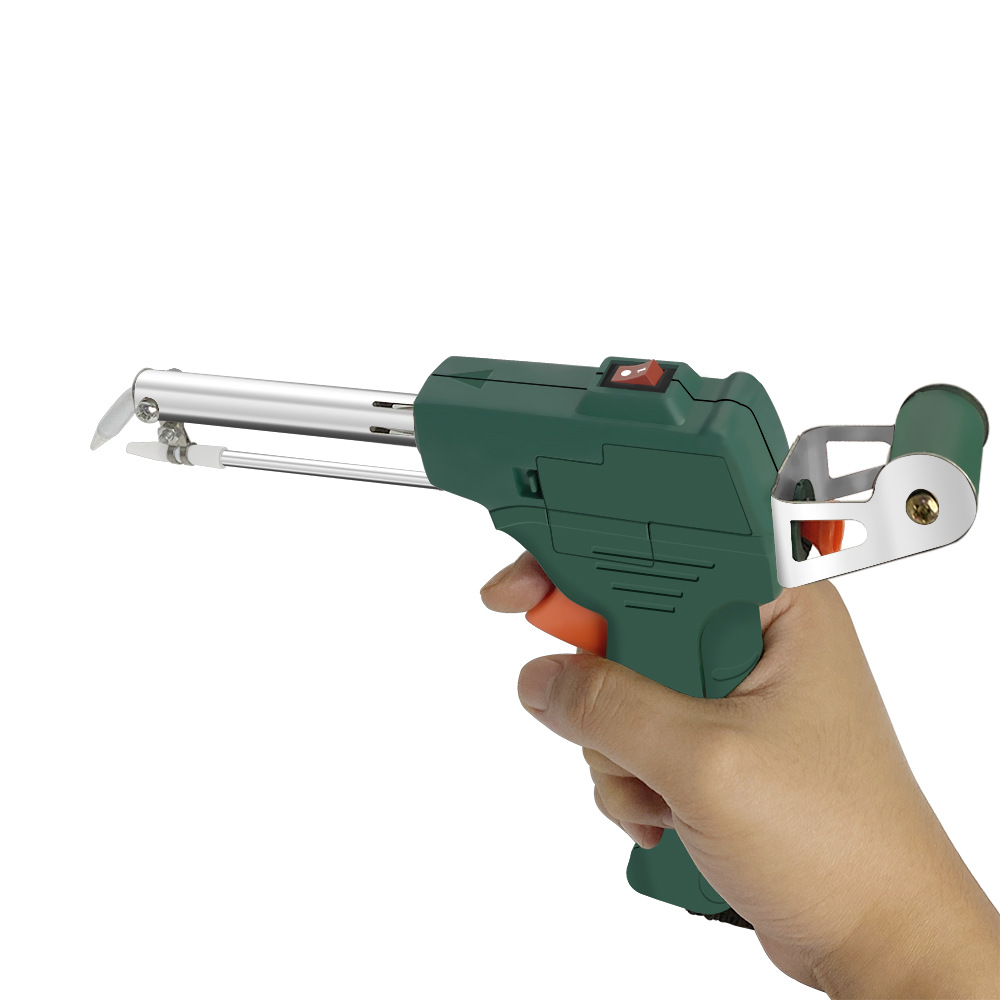 Pistola de soldadura manual temperatura constante soldador eléctrico soldadura automática traje de soldadura agarre soldadura electrónica doméstica reparación herramienta de soldadura