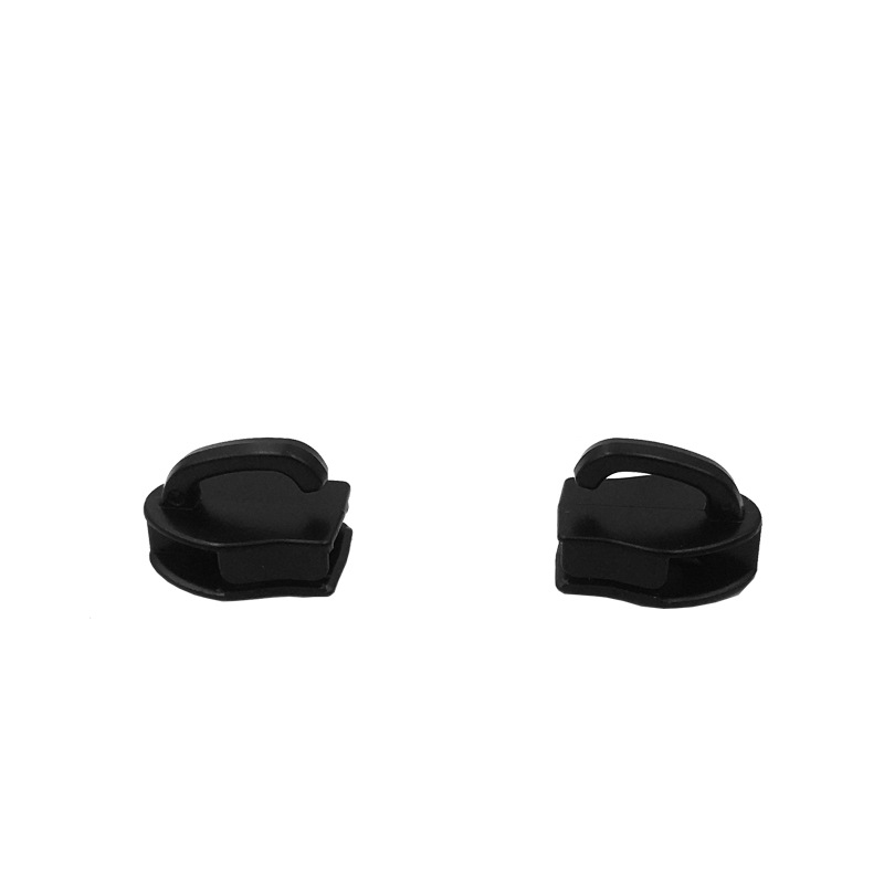 En stock al por mayor N ° 3 N ° 5 N ° 10 dientes de goma de nylon elefante nariz de una sola cabeza equipaje cabeza colgante chapado rodillo chapado multi-color
