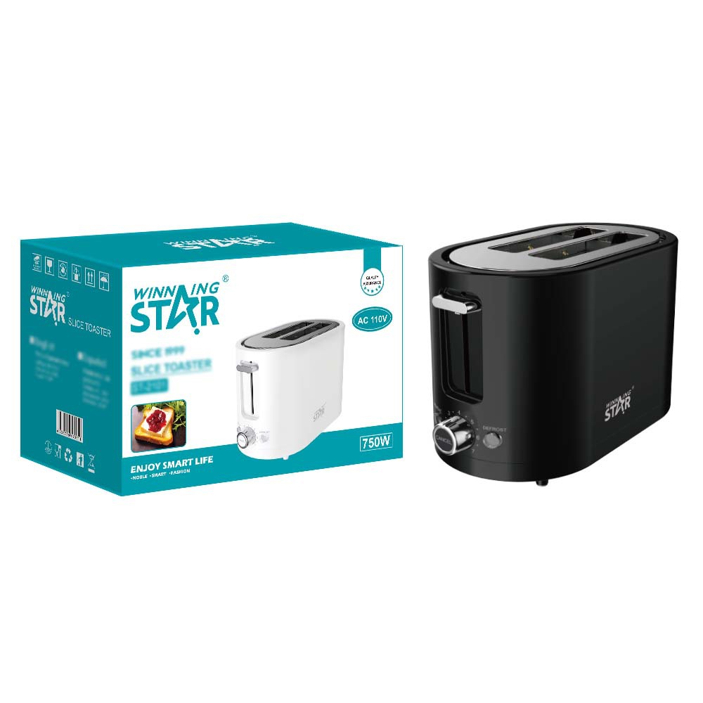 Winning Star, hogar transfronterizo, máquina de tostado de doble cara estándar de EE. UU., Máquina de desayuno, tostadora