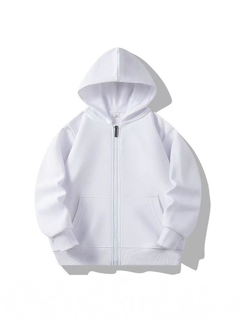 Демисезонная детская кофта на молнии с капюшоном, толстовка oversize, одежда для детей