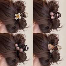 适合发量少的抓夹中号高级感2025新款发夹女后脑勺盘发鲨鱼夹头饰