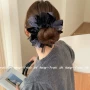 打结重工高弹力纱质发绳