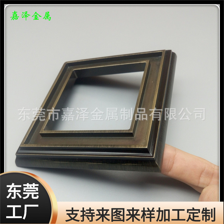 东莞电脑锣加工按键按制面板 黄铜外壳CNC精加工 电镀仿古铜