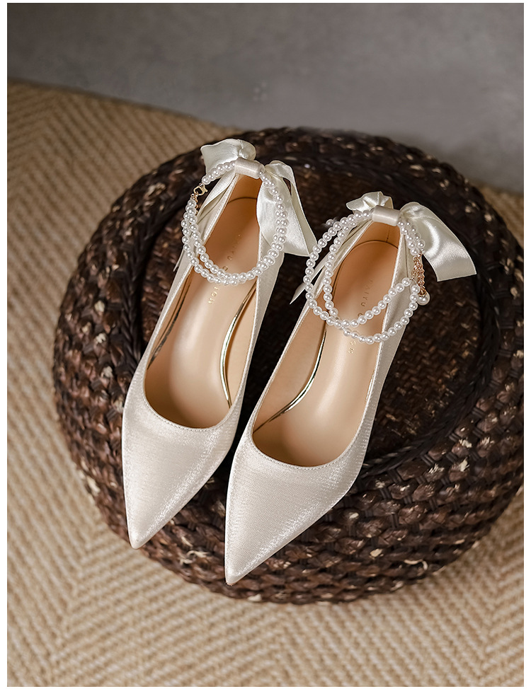 Women's Elegant Solid Color Point Toe Pumps display picture 23