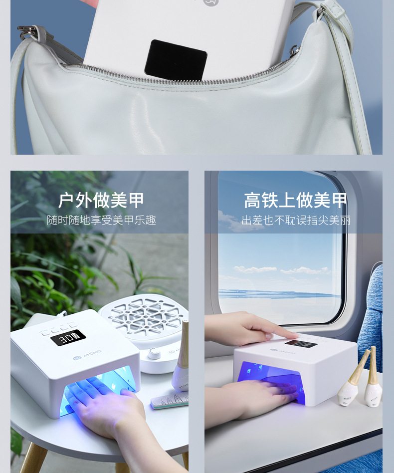 AMDMG Mini LED Nagel-Gel Schnelltrocknung UV-Lampe Nagellampe Aushärtungsgerät Nagelkunst Spezialwerkzeug