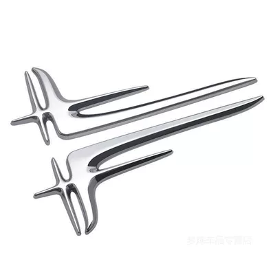 Suitable for Mercedes-Benz C-Class and E-Class C200L, extended version of the rear window fender side emblem, featuring the Flying Swallow logo, for application on the C-pillar (Car logo) - standard-114cm