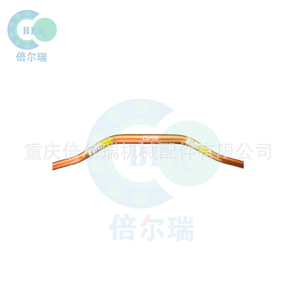 Piezas de motocicleta manillar 70CC aluminio mango tubo naranja