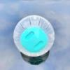 14.5cm blue transparent model