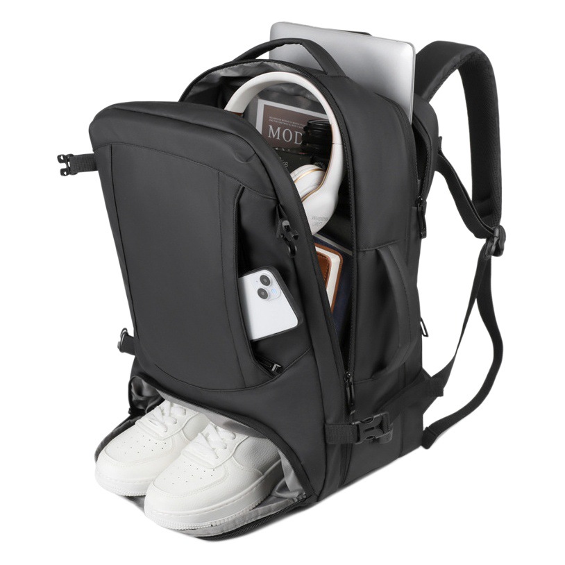 Large capacity multi-function expansion expansion shoe warehouse shoes position Business backpack charging waterproof student travel