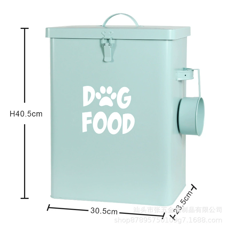 Производители источников большой емкости железное ведро для корма для кошек герметичный влагостойкий ящик для хранения корма для собак ведро для зерна бак для корма для собак с замком