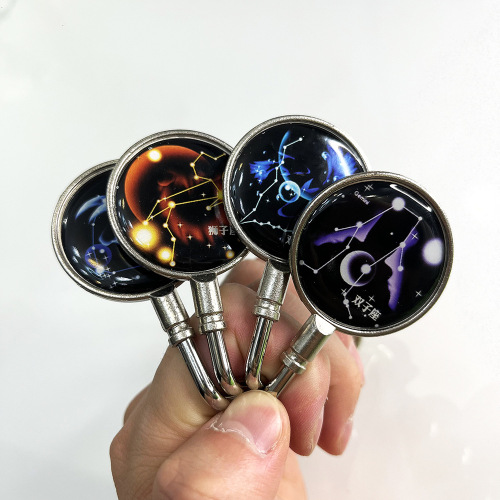 Twelve Constellations Bookbag Hooks Desk Edge Student Middle School Students Bag Hanging Hooks No Drilling Strong Load Capacity Storage Hooks