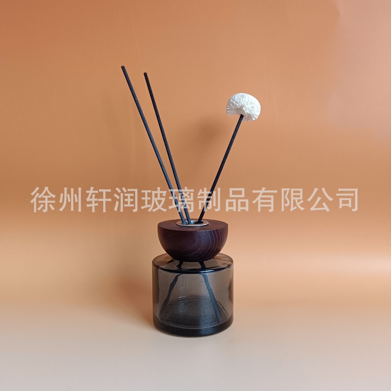 现货供应北欧简约风香熏瓶方形加厚玻璃香薰扩香瓶无火藤条香熏瓶|undefined