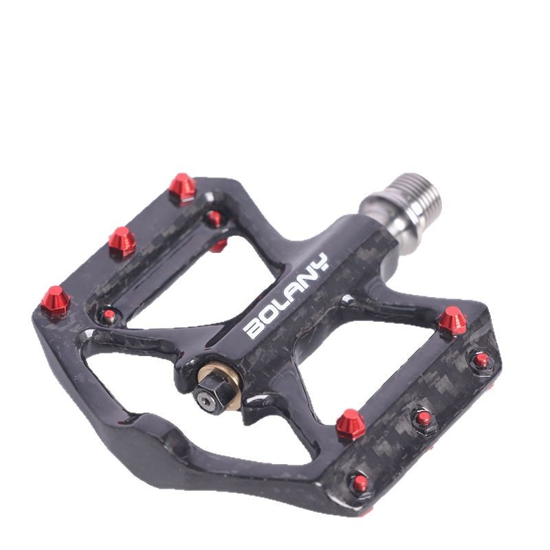 BOLANY pedales de bicicleta de fibra de carbono San Peilin pedales de bicicleta de montaña aleación de titanio pedales antideslizantes pedales de pie