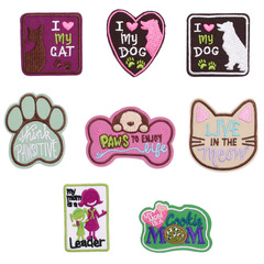 Cartoon Embroidery Fabric Stickers - Hot Selling on Taobao - Computer Embroidered Patch - Children's Clothing Decoration - Hole Patch