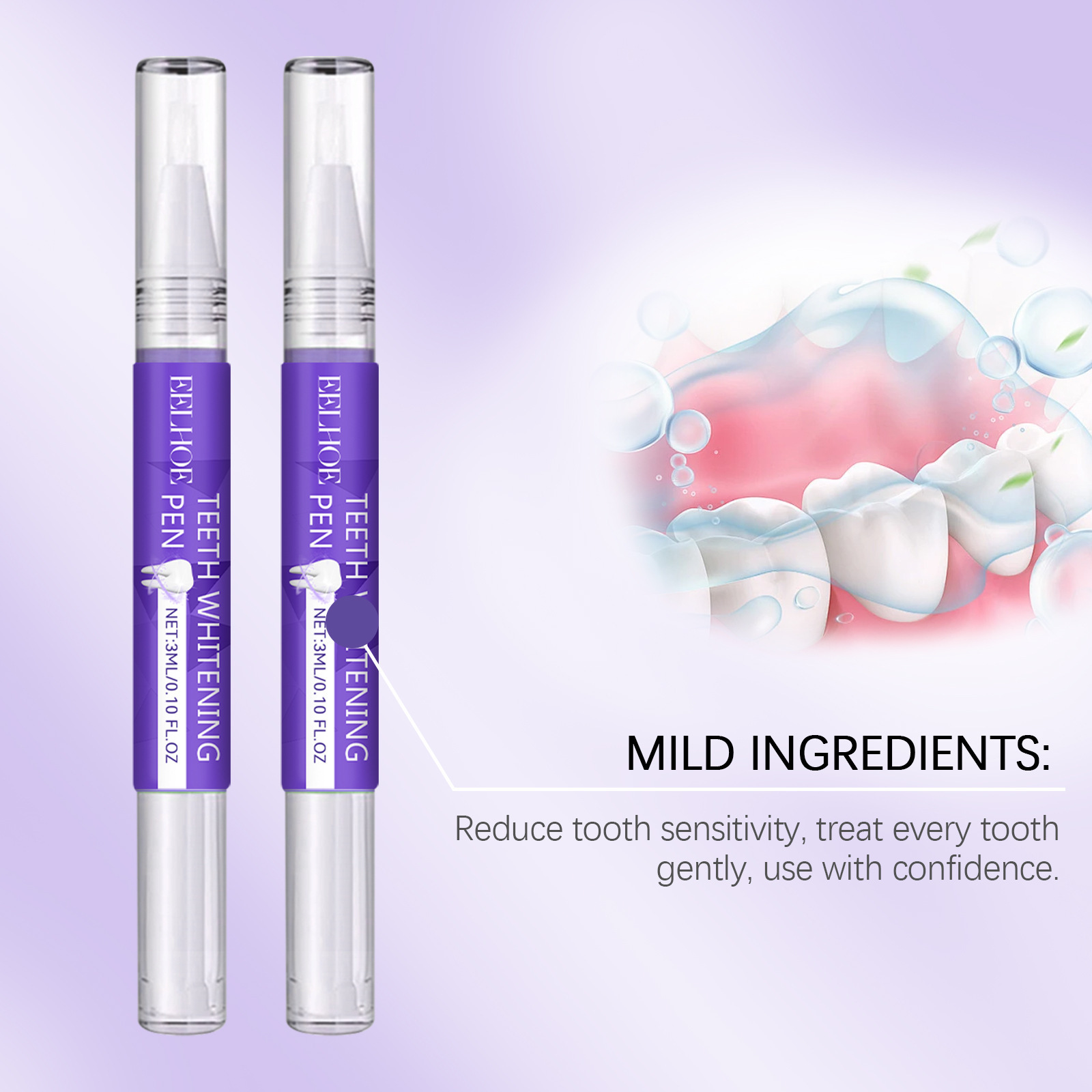 Cross-Border EELHOE Teeth Whitening Pen Teeth Stain Remover Dental Cleaning Care Oral Hygiene Fresh Breath Stain Wholesale