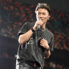 謝霆鋒2025進化コンサート同金周辺半袖tシャツ水洗い黒重ポンド純綿男女上服