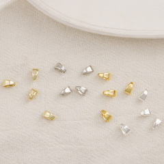 銅メッキ真金18k瓜子ボタン金保色銅メッキ真金ジュエリーボタンdiyアクセサリーネックレスペンダント