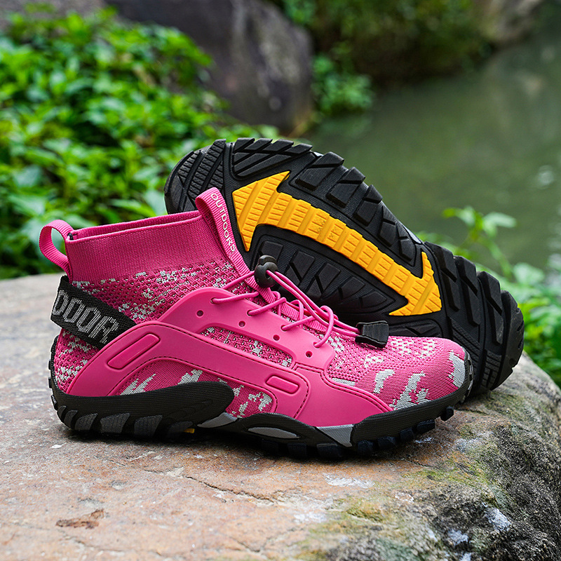 Cross-Border Men's and Women's Outdoor Hiking Shoes, Breathable, Quick-Drying, Outdoor Running Shoes, Wear-Resistant Hiking Shoes, Amphibious Hiking Shoes