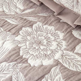 棉质提花布艺沙发垫四季通用沙发座垫美式欧式沙发套罩全盖布