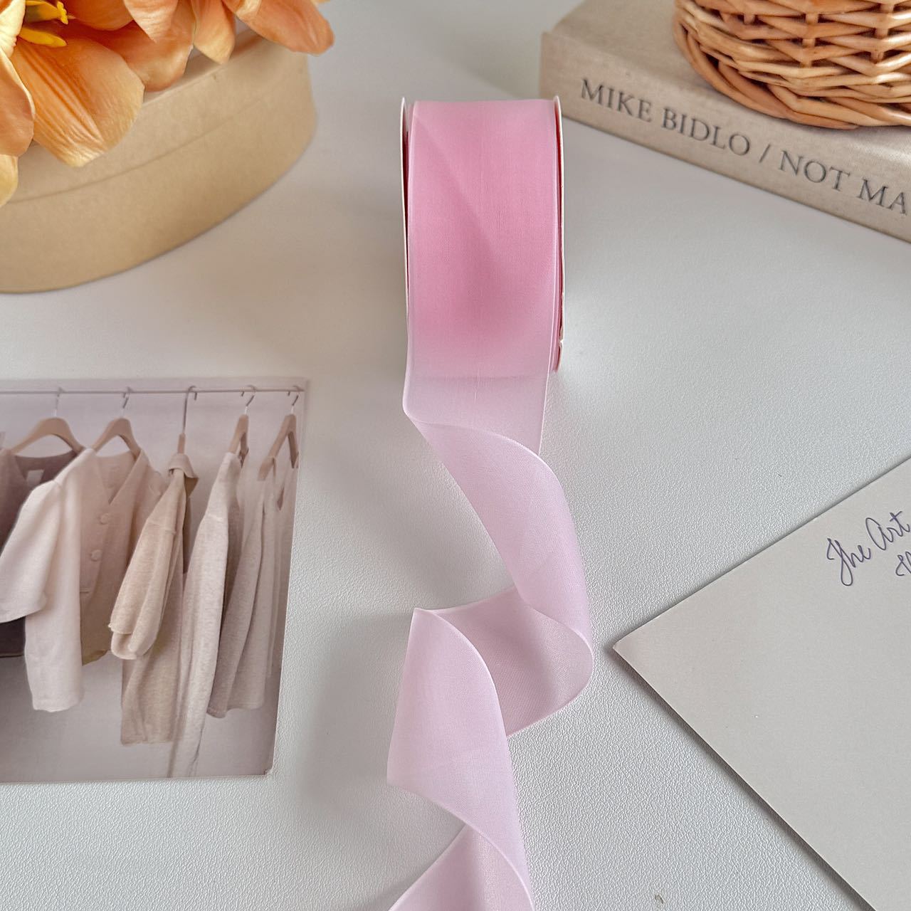 Nuevos productos de gelatina de seda seda seda de leche hilo de nieve vel de niebla caja de regalo embalaje de flores tocado material de decoración para el cabello